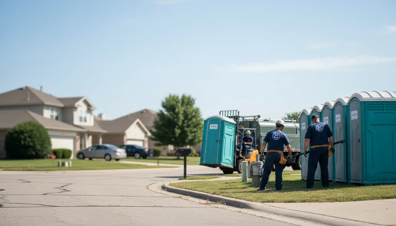 Porta Potty Rental in Hartshorne, OK near me